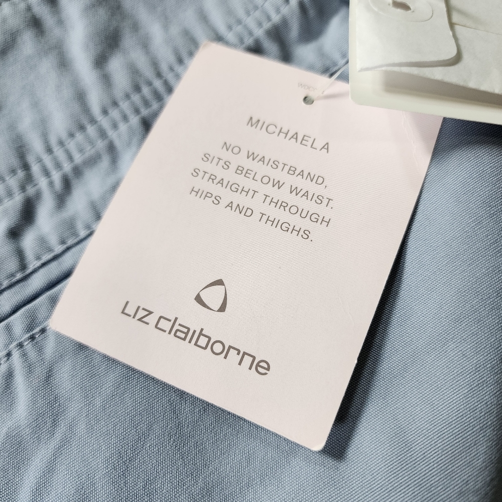 Liz Claiborne Michaela Cropped Pants Sz 10 NWT - Picture 6 of 6